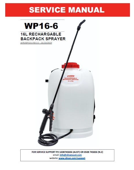 16L RECHARGEABLE BACKPACK SPRAYER (WP16-6)