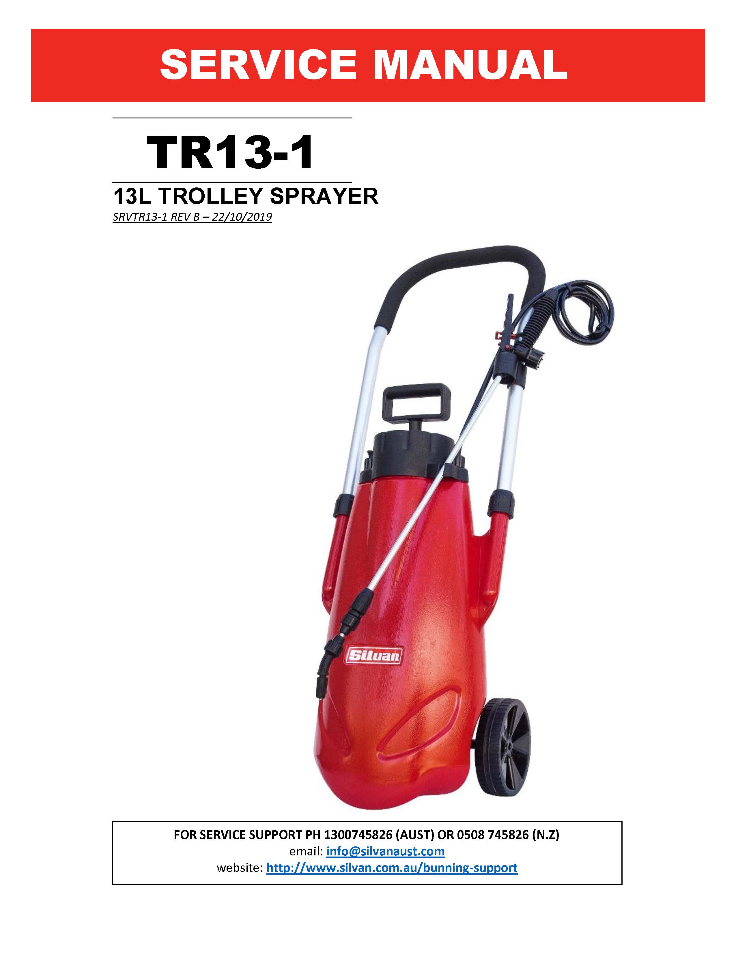 13L TROLLEY SPRAYER (TR13-1)